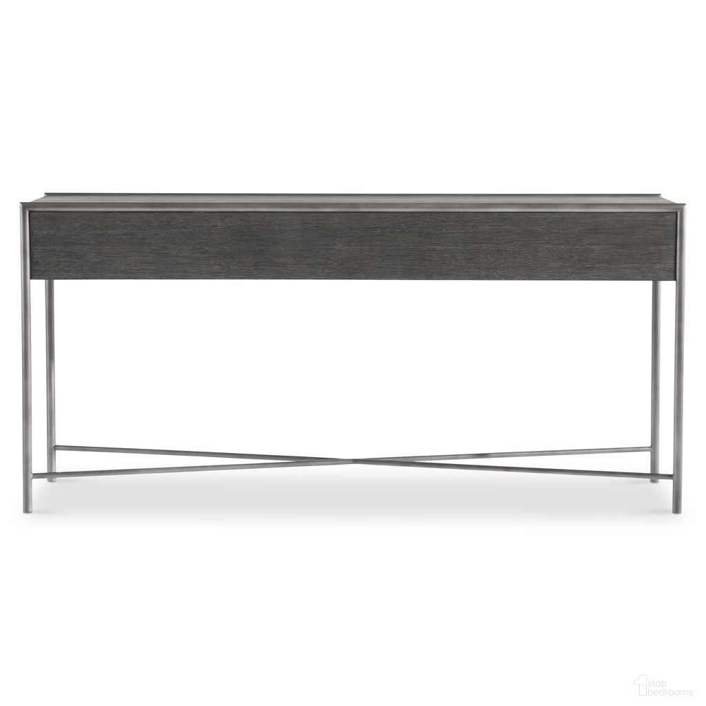 The appearance of Outline Console Table In Charcoal designed by Bernhardt in the modern / contemporary interior design. This charcoal piece of furniture was selected by 1StopBedrooms from Outline Collection to add a touch of cosiness and style into your home. Sku: 360920. Material: Wood.