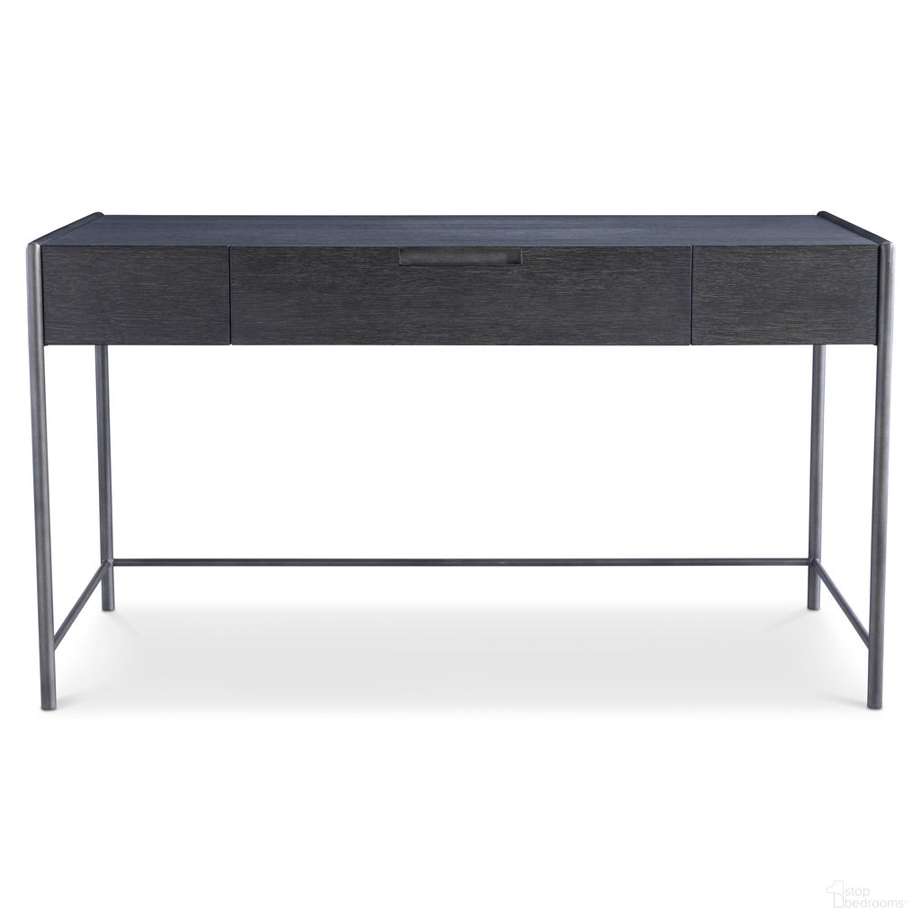 The appearance of Outline Desk In Charcoal designed by Bernhardt in the modern / contemporary interior design. This charcoal piece of furniture was selected by 1StopBedrooms from Outline Collection to add a touch of cosiness and style into your home. Sku: 360510. Material: Wood.