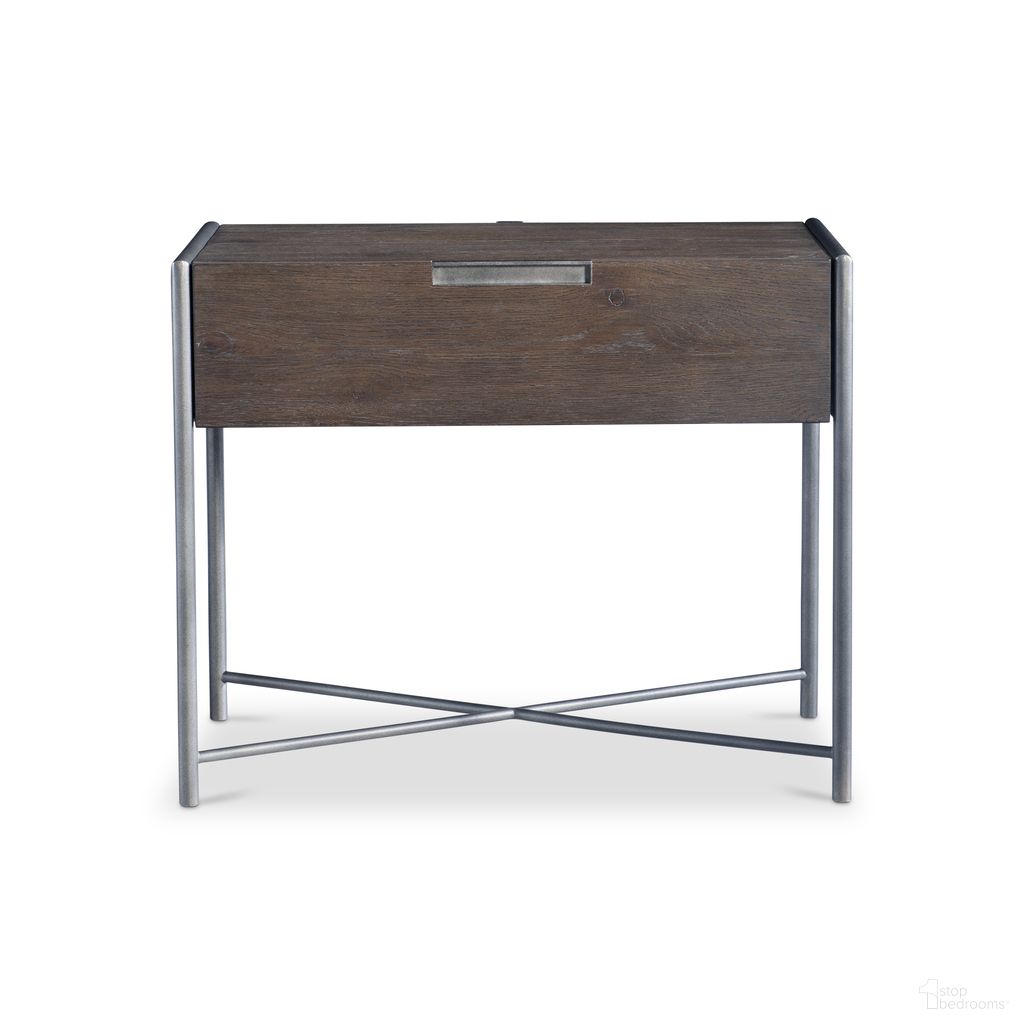 The appearance of Outline Nightstand In Brown designed by Bernhardt in the modern / contemporary interior design. This brown piece of furniture  was selected by 1StopBedrooms from Outline Collection to add a touch of cosiness and style into your home. Sku: 360233. Material: Wood.
