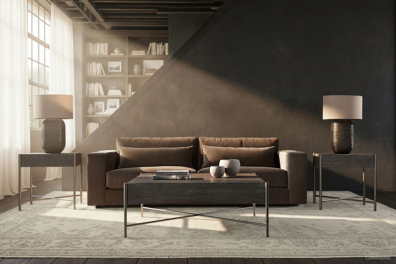 The appearance of Outline Occasional Table Set In Charcoal designed by Bernhardt in the modern / contemporary interior design. This charcoal piece of furniture  was selected by 1StopBedrooms from Outline Collection to add a touch of cosiness and style into your home. Sku: 360016;360126. Material: Metal.