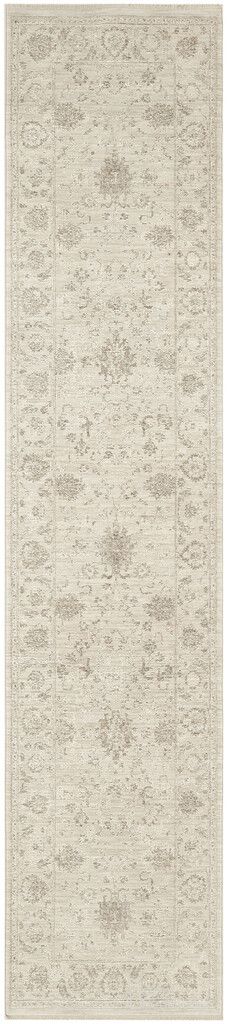 The appearance of Outlines Vintage 2'2" x 10' Indoor Rug In Ivory designed by Nourison in the rustic / southwestern interior design. This ivory piece of furniture was selected by 1StopBedrooms from Outlines Collection to add a touch of cosiness and style into your home. Sku: 841491153956. Material: Polyester.