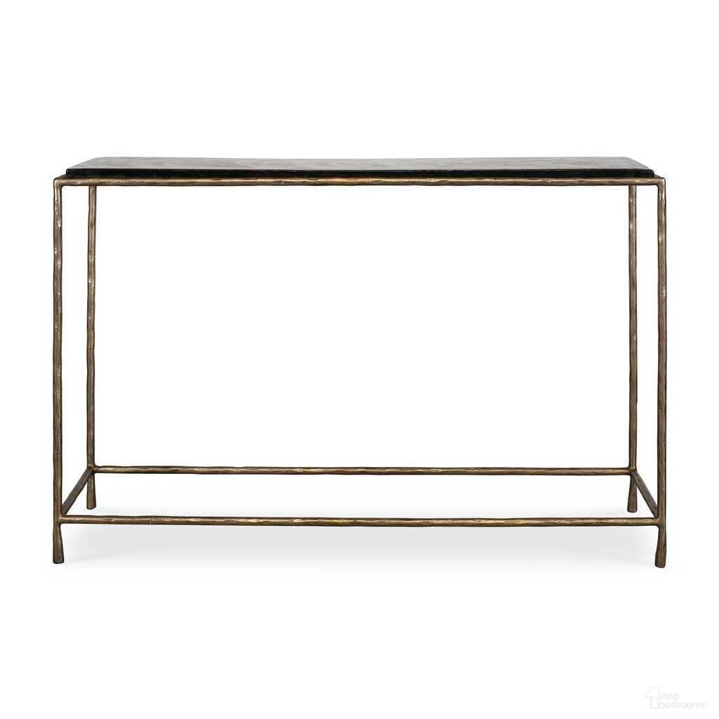 The appearance of Ovard Minimalist Metal Console Table In Brass designed by Uttermost in the modern / contemporary interior design. This brass piece of furniture  was selected by 1StopBedrooms from Ovard Collection to add a touch of cosiness and style into your home. Sku: 50339. Material: Glass.