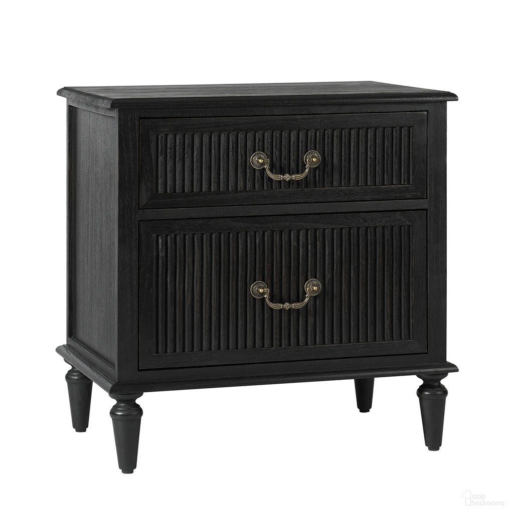 The appearance of Ove 2-Drawer Nightstand In Charcoal designed by Karat Home in the modern / contemporary interior design. This charcoal piece of furniture was selected by 1StopBedrooms from Ove Collection to add a touch of cosiness and style into your home. Sku: NSCL1354-CHA. Material: Solid Wood.