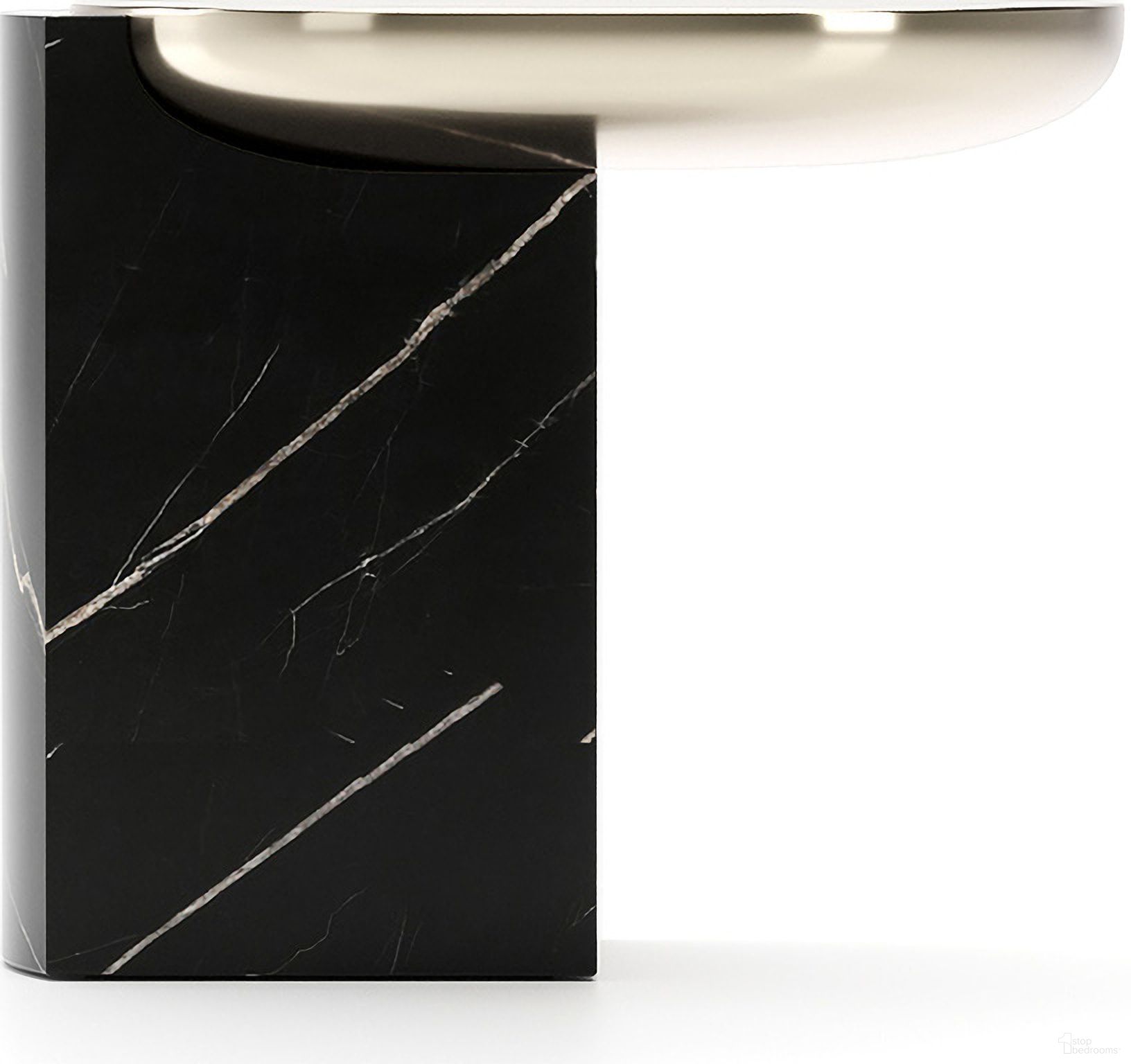 The appearance of Overlap Dark Round Side Table In Black designed by Caracole in the modern / contemporary interior design. This black piece of furniture was selected by 1StopBedrooms from Overlap Collection to add a touch of cosiness and style into your home. Sku: CLA-425V-418. Material: Stone.