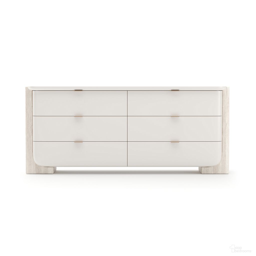 Overlap Light Dresser In White