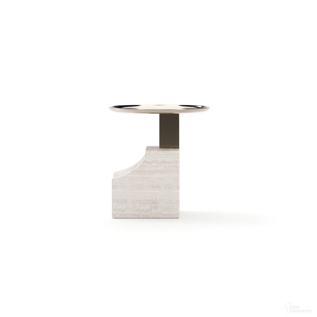 The appearance of Overlap Light Sectional Accent Table In Cream designed by Caracole in the modern / contemporary interior design. This cream piece of furniture was selected by 1StopBedrooms from Overlap Collection to add a touch of cosiness and style into your home. Sku: UPH-425V-WE5-4B. Material: Stone.