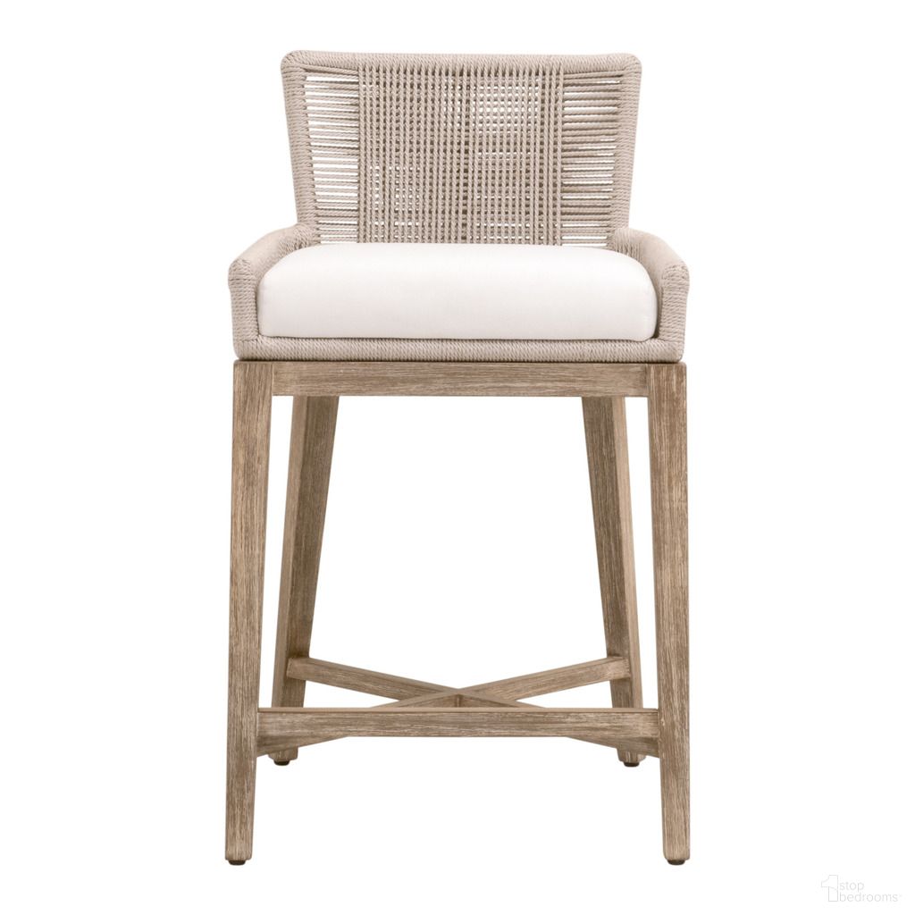 The appearance of Woven Overlay Counter Stool In Oyster and Natural Gray designed by Essentials For Living in the transitional interior design. This oyster/natural gray piece of furniture was selected by 1StopBedrooms from Woven Collection to add a touch of cosiness and style into your home. Sku: 6859CS.OYS/LPPRL/NG. Material: Mahogany.
