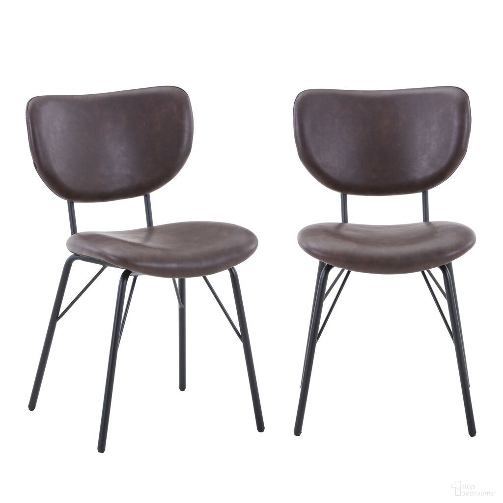 The appearance of Owen Split Back Upholstered Dining Chair Set of 2 In Dark Brown designed by Jofran in the modern / contemporary interior design. This dark brown piece of furniture was selected by 1StopBedrooms from Owen Collection to add a touch of cosiness and style into your home. Sku: 2271-OWENCHDBN. Material: Iron. Chair Type: Side Chair.