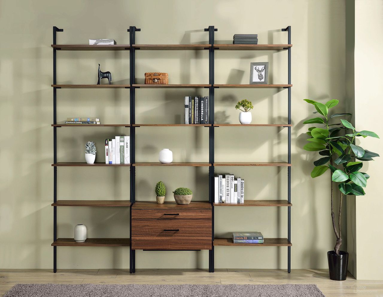 Coaster Owens Bookshelf - Thumbnail 2