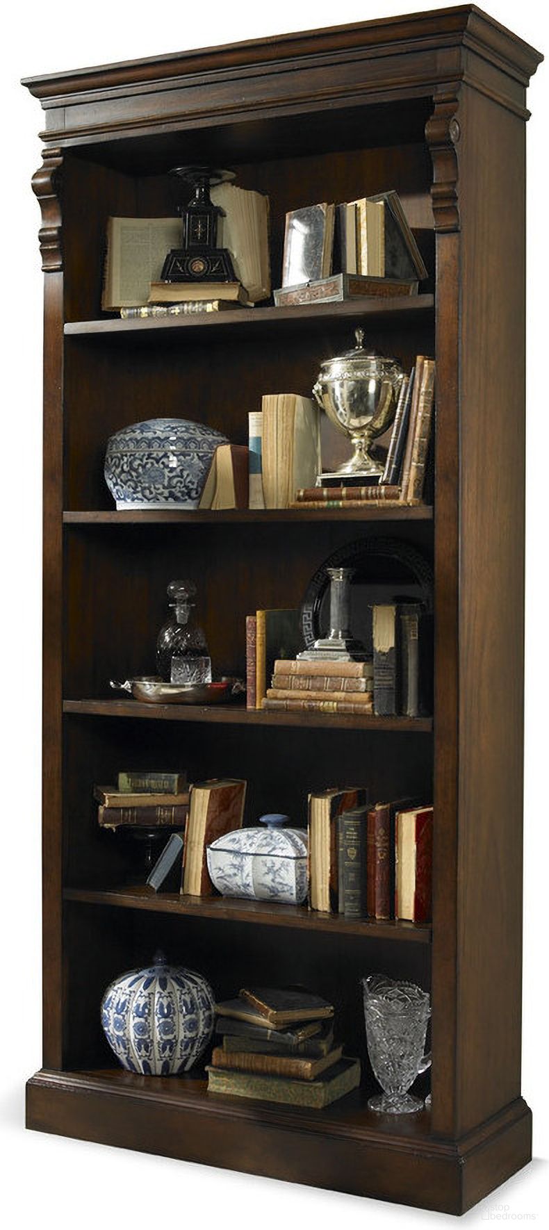The appearance of Oxford Bookcase In Cognac designed by Century Furniture in the modern / contemporary interior design. This cognac piece of furniture  was selected by 1StopBedrooms from Chelsea Club Collection to add a touch of cosiness and style into your home. Sku: 36H-781. Material: Mahogany.