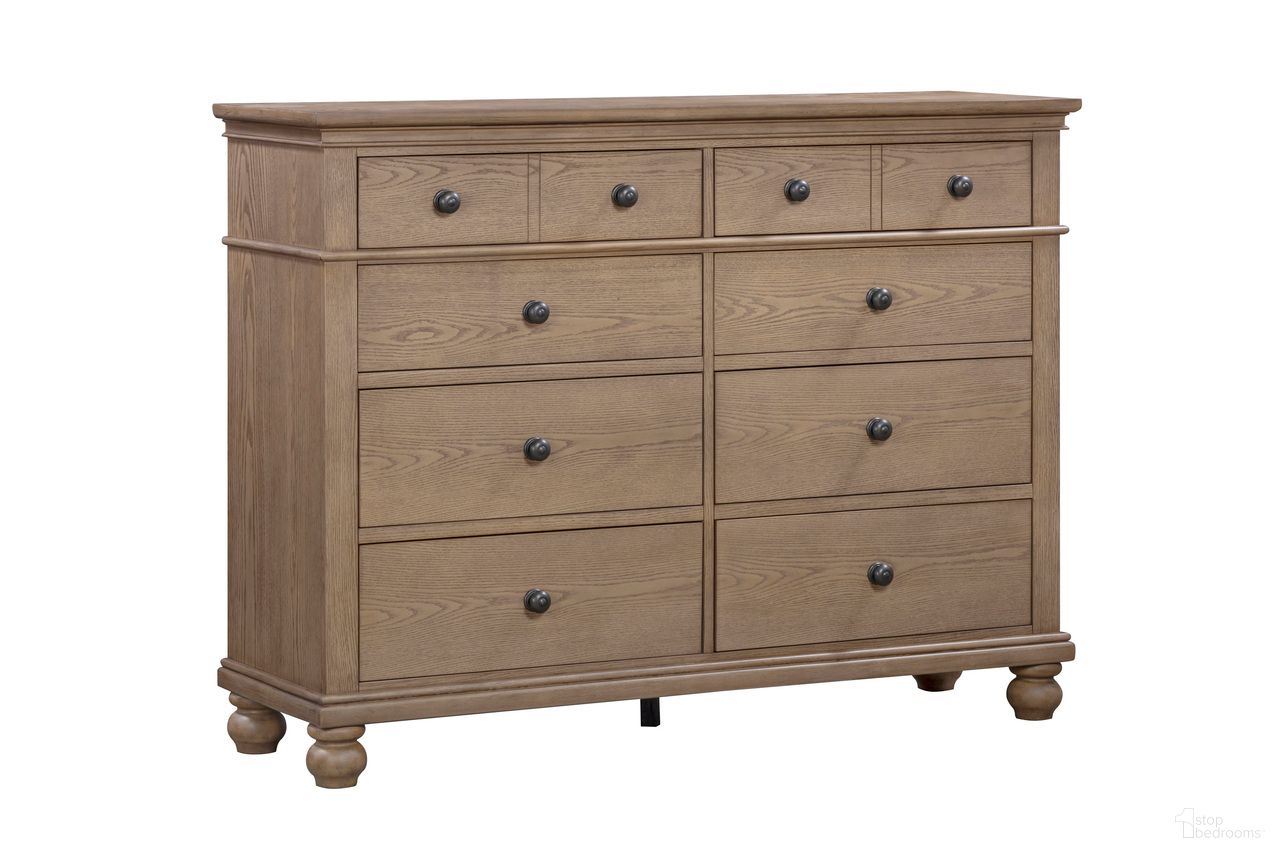 The appearance of Oxford Chesser In Tan designed by Aspenhome in the traditional interior design. This tan piece of furniture was selected by 1StopBedrooms from Oxford Collection to add a touch of cosiness and style into your home. Sku: I07-455-TAN-2. Material: Wood.