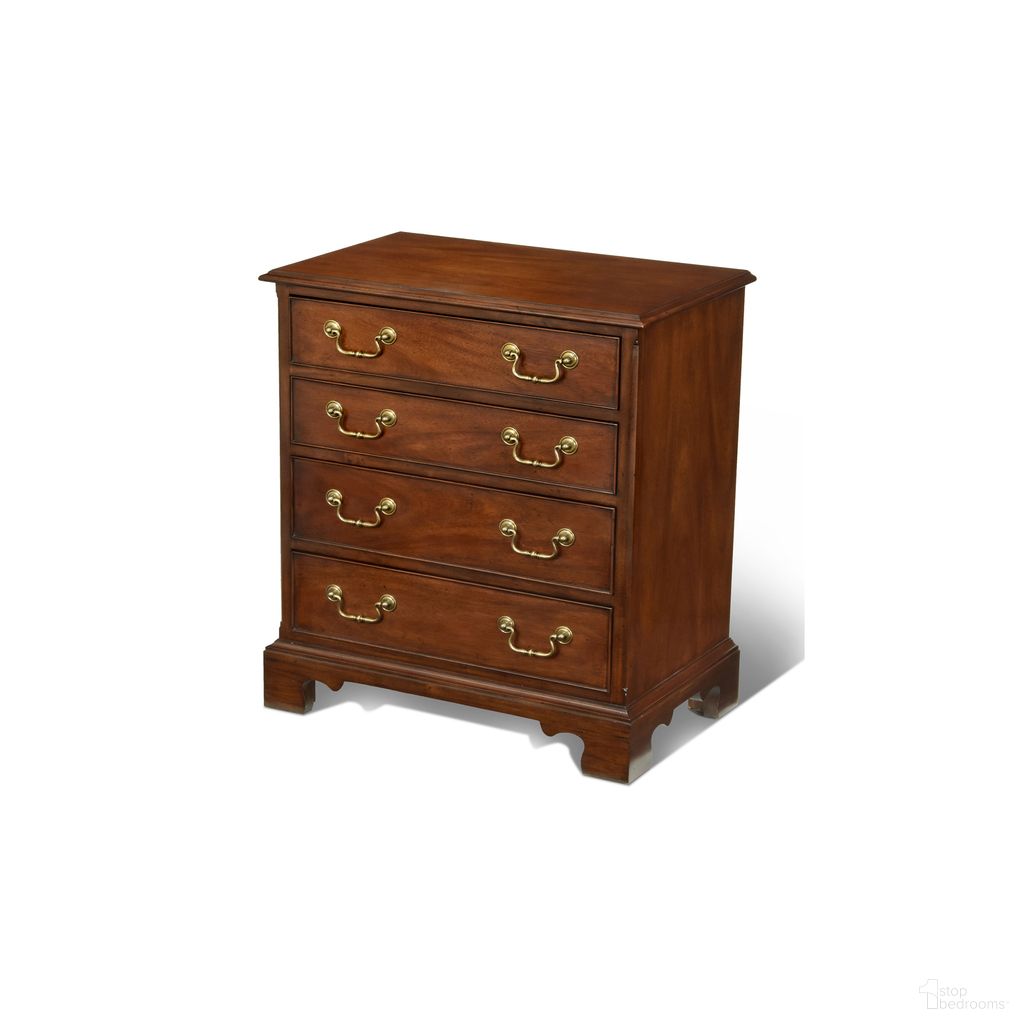 The appearance of Oxford Chest Of Drawers In Mahogany and Brass designed by Maitland-Smith in the modern / contemporary interior design. This mahogany/brass piece of furniture  was selected by 1StopBedrooms from Maitland Smith Collection to add a touch of cosiness and style into your home. Sku: 89-0808. Material: Mahogany.