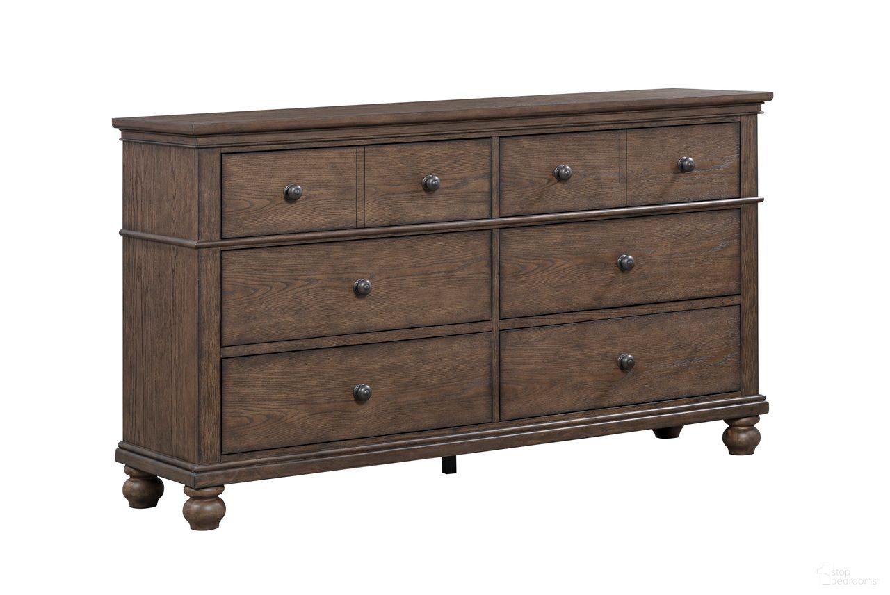 The appearance of Oxford Dresser In Cocoa designed by Aspenhome in the traditional interior design. This cocoa piece of furniture  was selected by 1StopBedrooms from Oxford Collection to add a touch of cosiness and style into your home. Sku: I07-453-COC-2. Material: Wood.