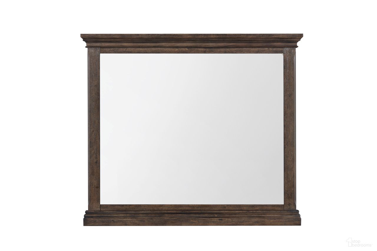 The appearance of Oxford Landscape Mirror In Cocoa designed by Aspenhome in the traditional interior design. This cocoa piece of furniture was selected by 1StopBedrooms from Oxford Collection to add a touch of cosiness and style into your home. Sku: I07-462-COC-1. Material: Wood.
