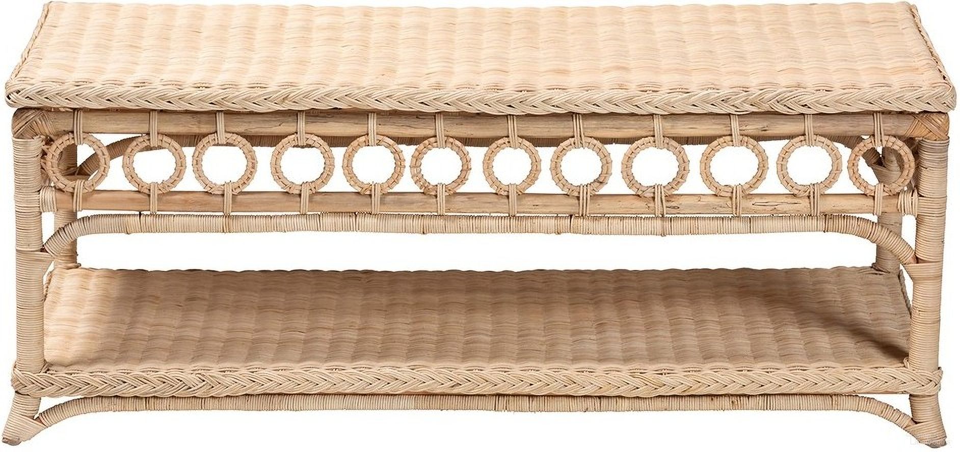 Oxford Natural Rattan Coffee Table In Natural