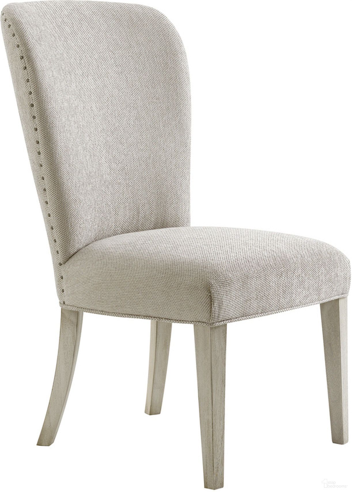 The appearance of Oyster Bay Baxter Upholstered Side Chair designed by Lexington in the transitional interior design. This oyster piece of furniture  was selected by 1StopBedrooms from Oyster Bay Collection to add a touch of cosiness and style into your home. Sku: 714-882-01. Material: Wood. Chair Type: Side Chair.