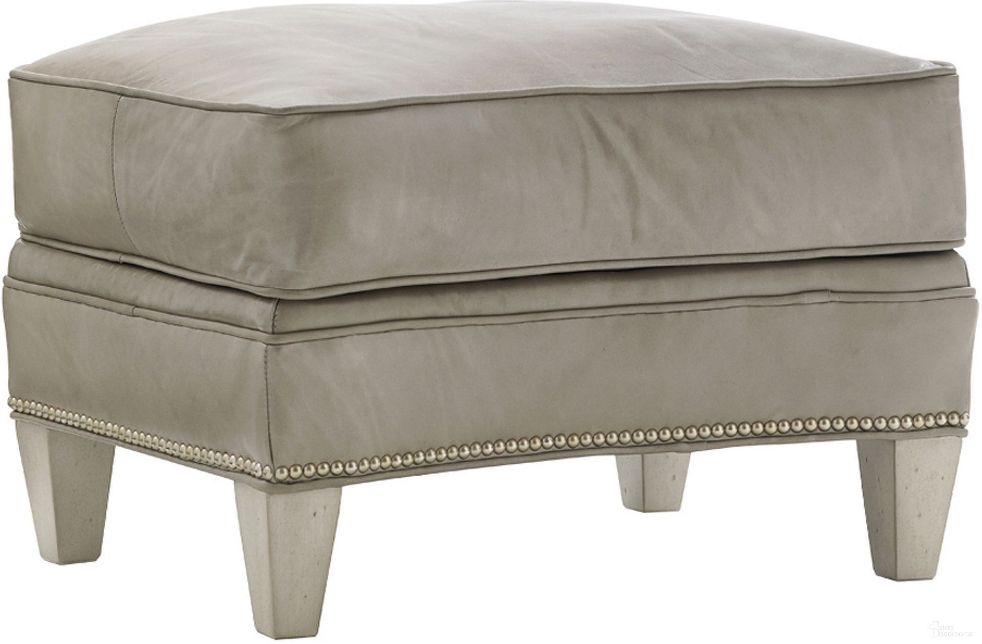 Lexington Home Brands Oyster Bay Bayville Ottoman - Thumbnail 2