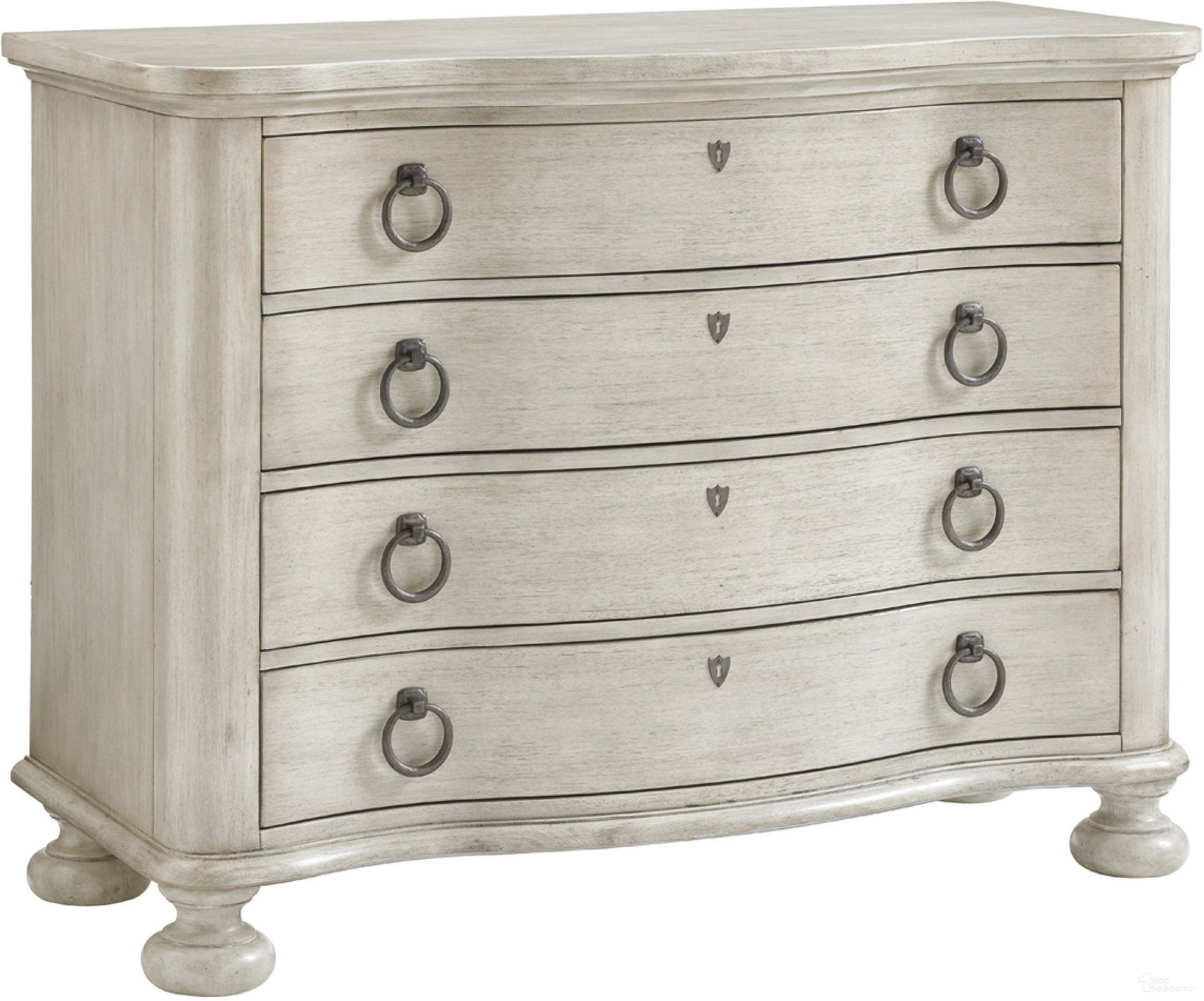 The appearance of Oyster Bay Bridgeport Bachelors Chest designed by Lexington in the transitional interior design. This oyster piece of furniture was selected by 1StopBedrooms from Oyster Bay Collection to add a touch of cosiness and style into your home. Sku: 714-624. Material: Wood.