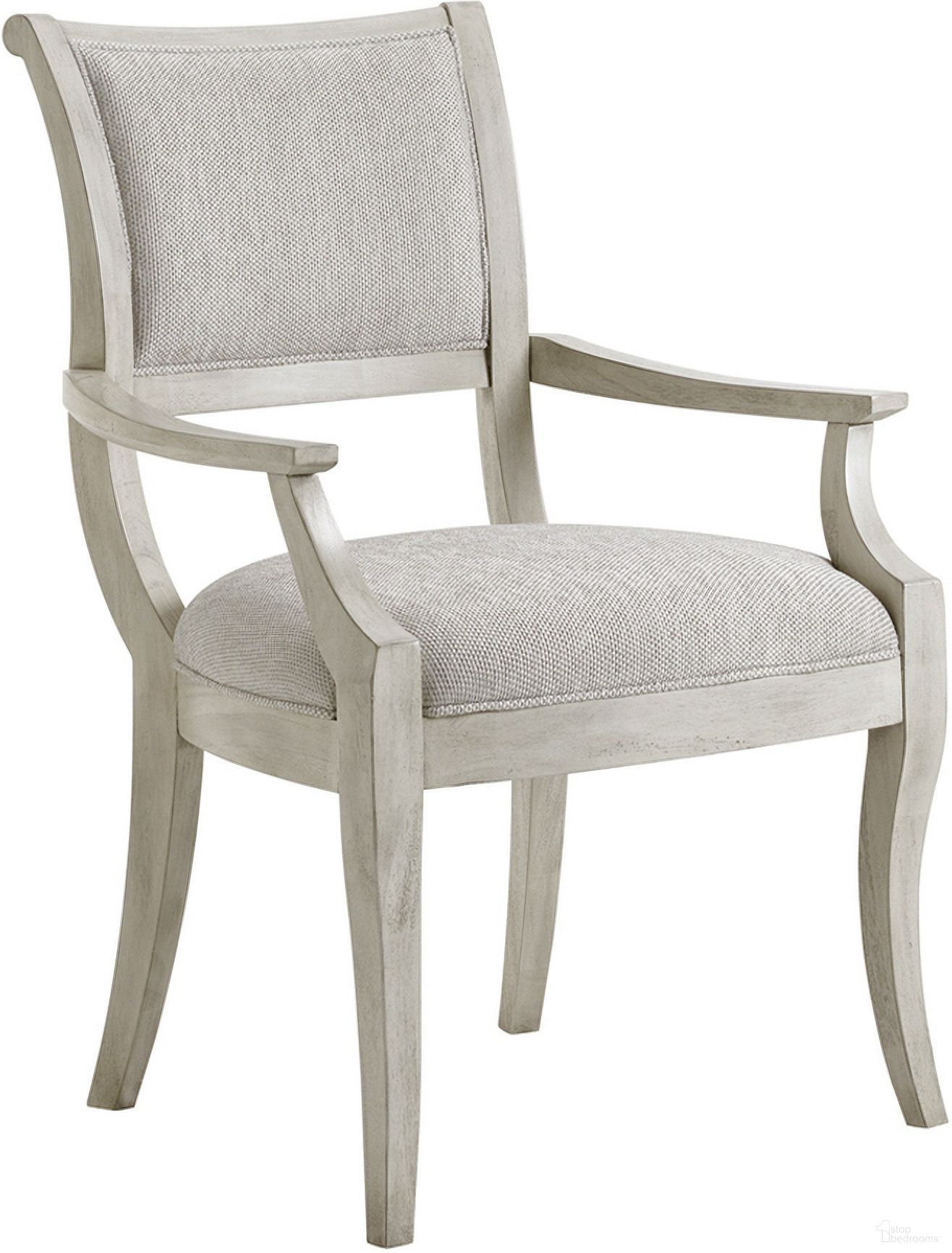 The appearance of Oyster Bay Eastport Arm Chair designed by Lexington in the transitional interior design. This oyster piece of furniture  was selected by 1StopBedrooms from Oyster Bay Collection to add a touch of cosiness and style into your home. Sku: 714-881-01. Material: Wood. Chair Type: Arm Chair.