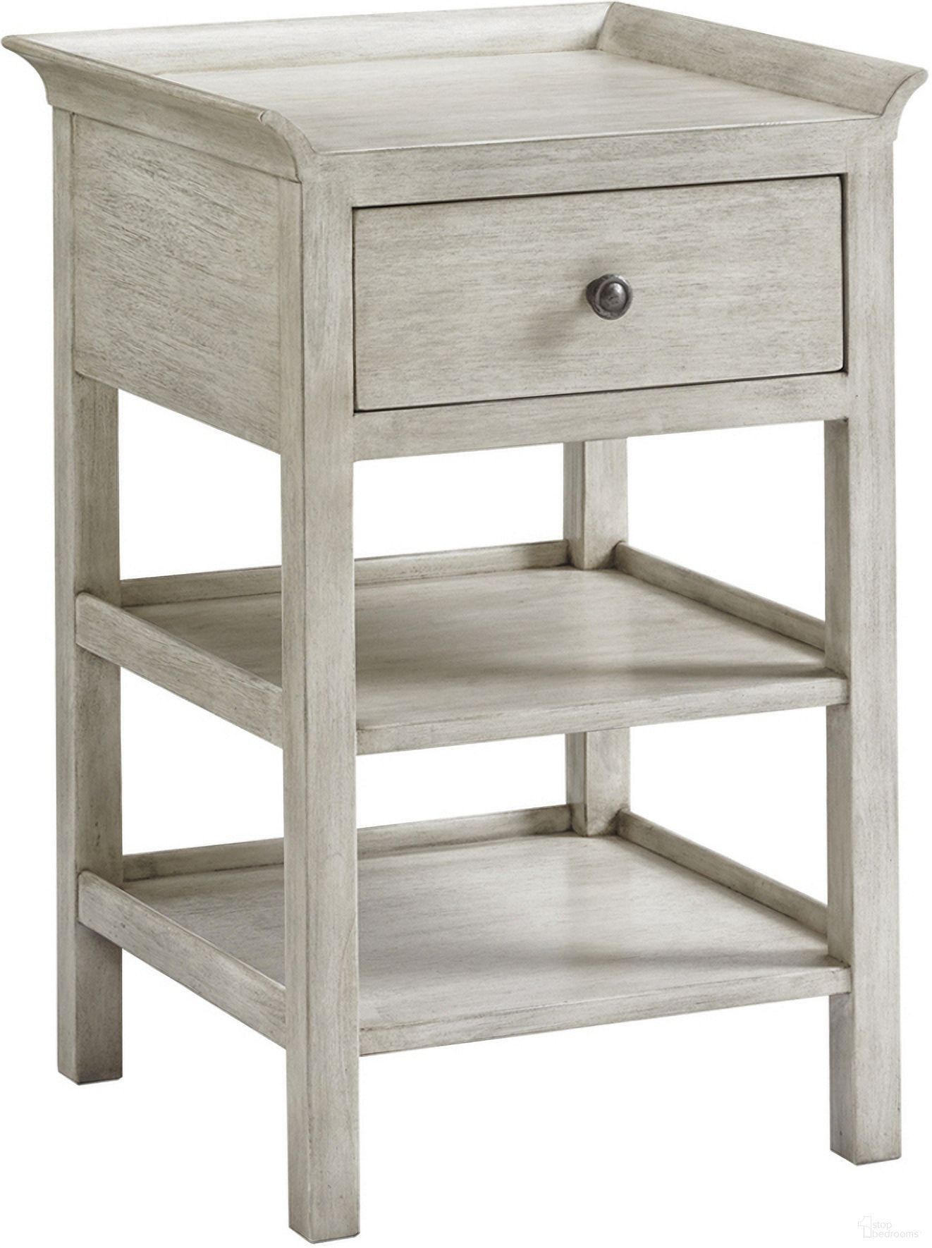 The appearance of Oyster Bay Pellham Night Table designed by Lexington in the transitional interior design. This oyster piece of furniture was selected by 1StopBedrooms from Oyster Bay Collection to add a touch of cosiness and style into your home. Sku: 714-622. Material: Wood.