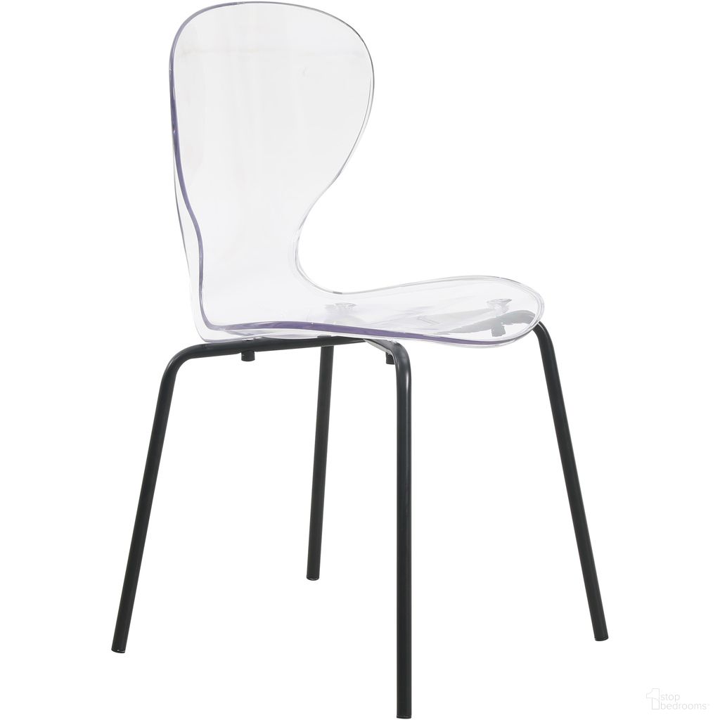 The appearance of Oyster Moderntransparent Side Chair In Black Base and Clear designed by LeisureMod in the modern / contemporary interior design. This clear piece of furniture was selected by 1StopBedrooms from Oyster Collection to add a touch of cosiness and style into your home. Sku: OCB-17CL. Material: Plastic. Chair Type: Side Chair.