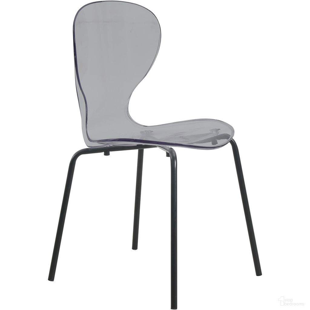 The appearance of Oyster Moderntransparent Side Chair In Black Base and Transparent Black designed by LeisureMod in the modern / contemporary interior design. This transparent black piece of furniture was selected by 1StopBedrooms from Oyster Collection to add a touch of cosiness and style into your home. Sku: OCB-17TBL. Material: Plastic. Chair Type: Side Chair.