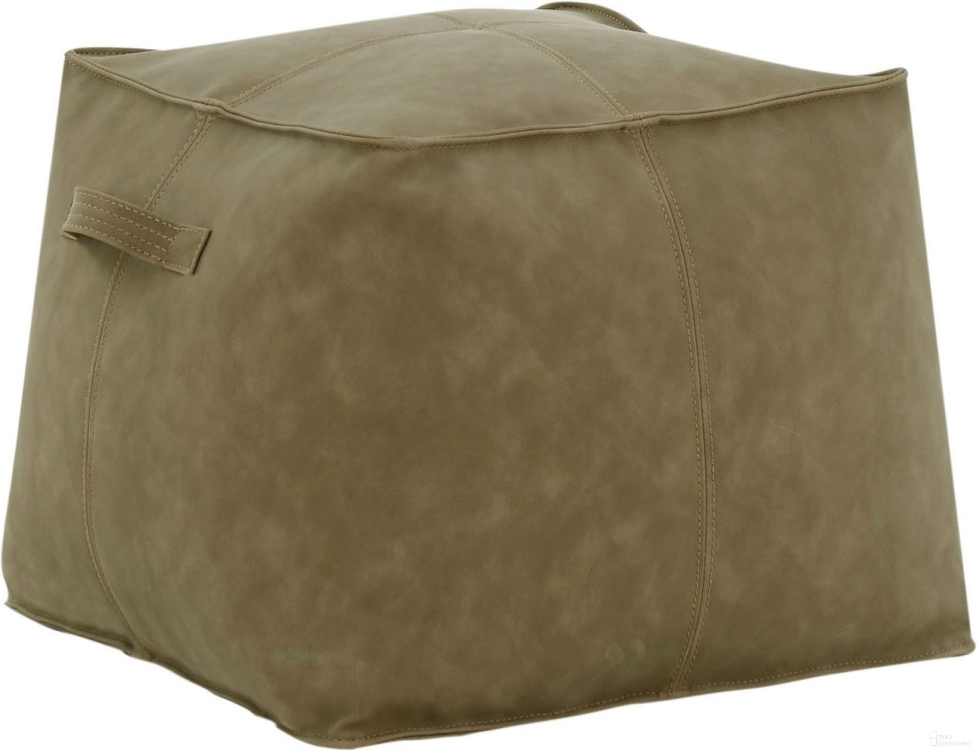 The appearance of Pablo Vegan Leather Pouf In Brown designed by Safavieh Couture in the modern / contemporary interior design. This brown piece of furniture was selected by 1StopBedrooms from Pablo Collection to add a touch of cosiness and style into your home. Sku: SFV5121B. Material: Fabric.