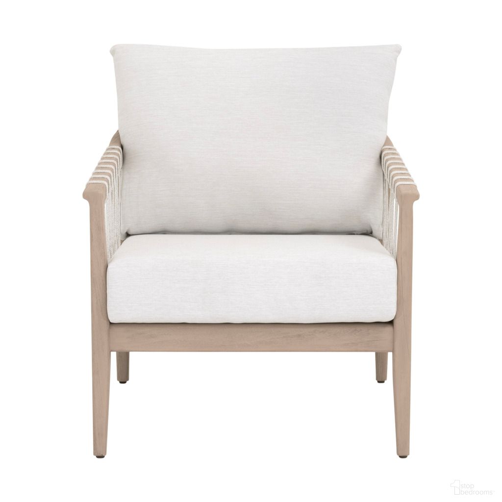 The appearance of Pacific Outdoor Club Chair In White Speckle and Washed Ever Teak designed by Essentials For Living in the transitional interior design. This white/washed ever teak piece of furniture was selected by 1StopBedrooms from Woven Collection to add a touch of cosiness and style into your home. Sku: 6801.WHT/WHT/W-ET. Material: Teak Wood.