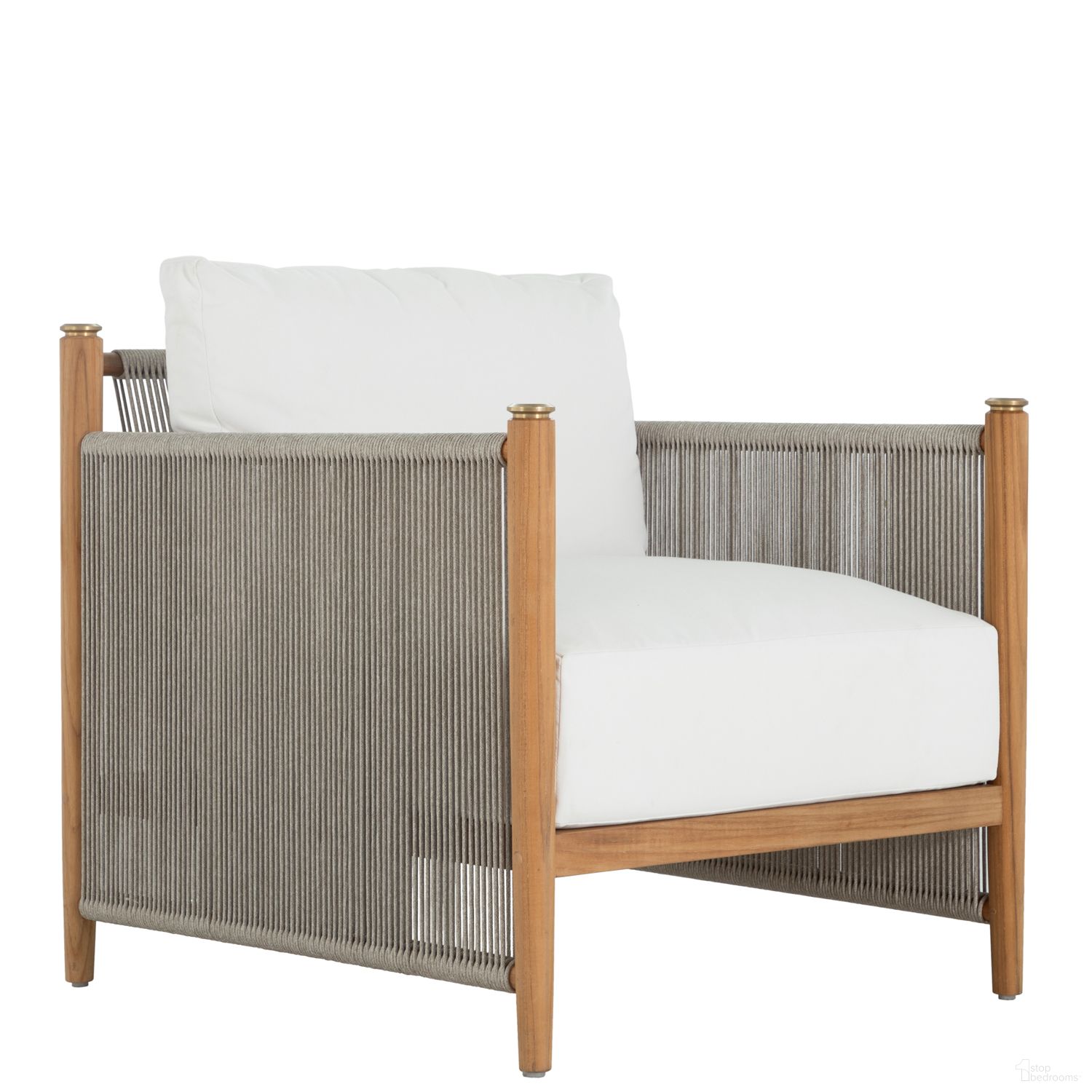 The appearance of Pacifica Lounge In Verona Fossil designed by Summer Classics in the modern / contemporary interior design. This verona fossil piece of furniture was selected by 1StopBedrooms from Pacifica Collection to add a touch of cosiness and style into your home. Sku: 1455301+C841P3120N. Material: Teak.