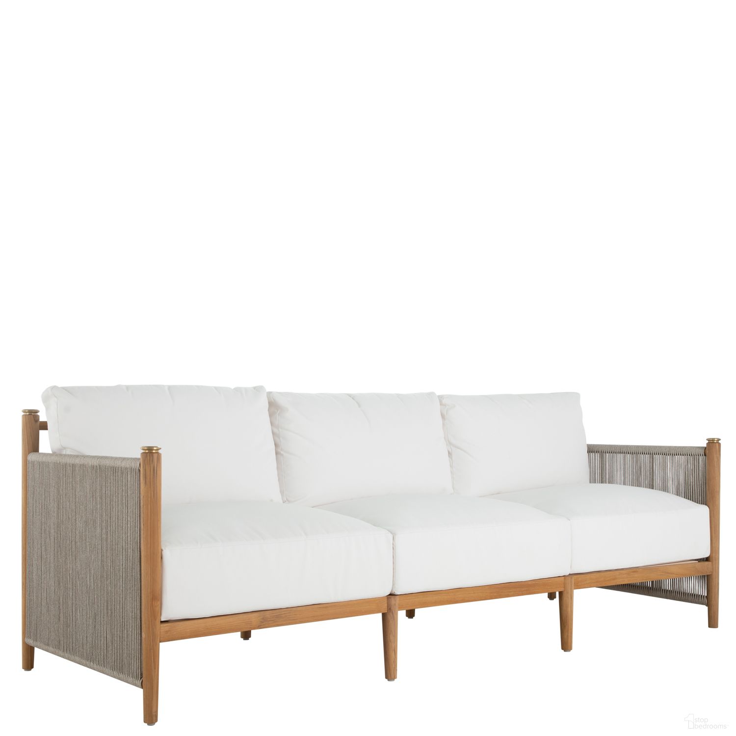 The appearance of Pacifica Sofa In Verona Fossil designed by Summer Classics in the modern / contemporary interior design. This verona fossil piece of furniture was selected by 1StopBedrooms from Pacifica Collection to add a touch of cosiness and style into your home. Sku: 1457301+C794P3120N. Material: Teak.