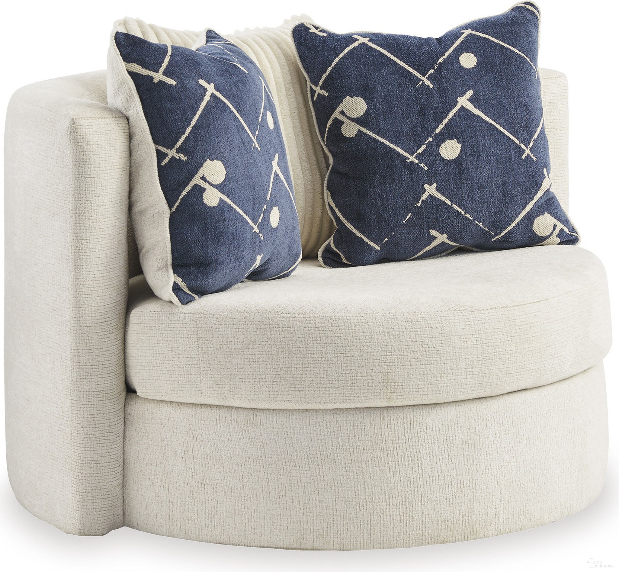 Padova Ivory Swivel Accent Chair by Ashley Furniture 1StopBedrooms