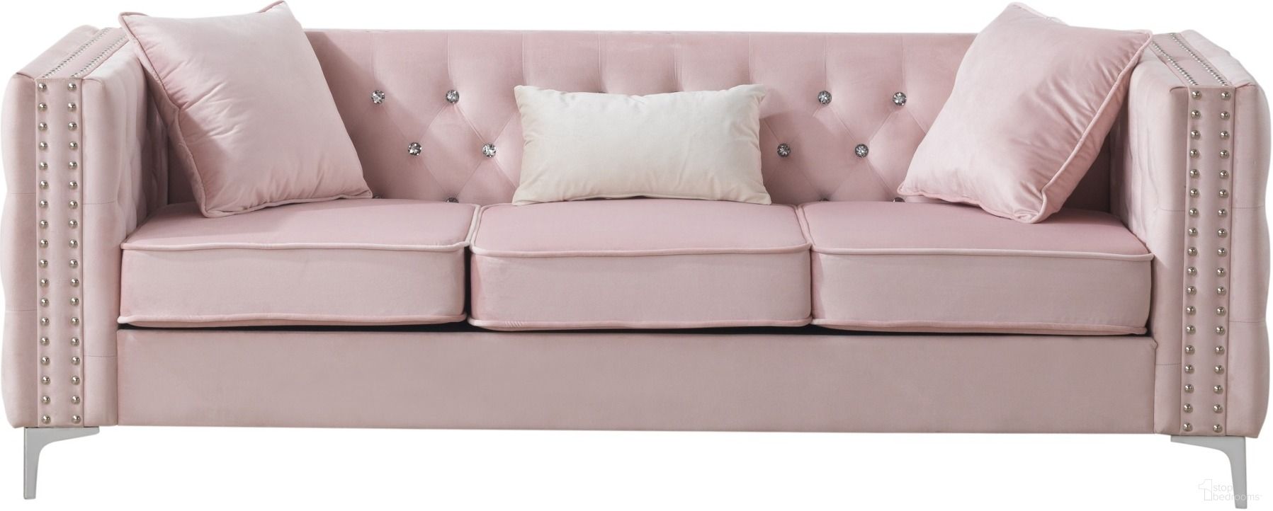 Paige Pink Sofa