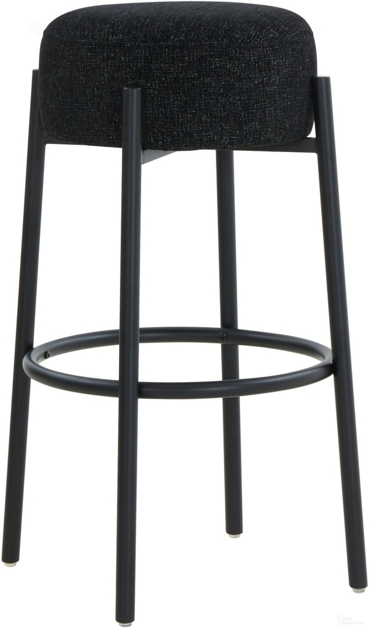The appearance of Paisleigh Metal Leg Barstool In Black designed by Safavieh Couture in the modern / contemporary interior design. This black piece of furniture was selected by 1StopBedrooms from Paisleigh Collection to add a touch of cosiness and style into your home. Sku: SFV5031F. Material: Wood.