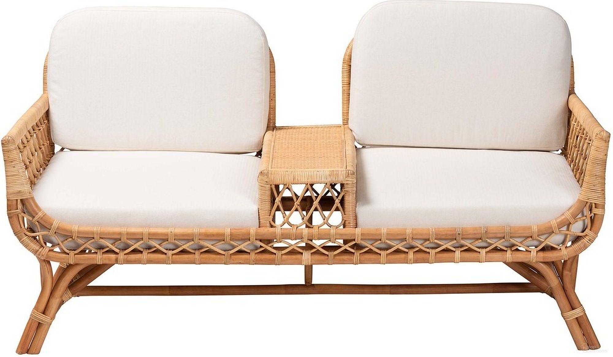 The appearance of Pakis Rattan Tete-a-Tete Sofa In Light Honey designed by Baxton Studio in the bohemian interior design. This light honey piece of furniture was selected by 1StopBedrooms from Pakis Collection to add a touch of cosiness and style into your home. Sku: Pakis-Light Honey-Sofa. Material: Natural Rattan.