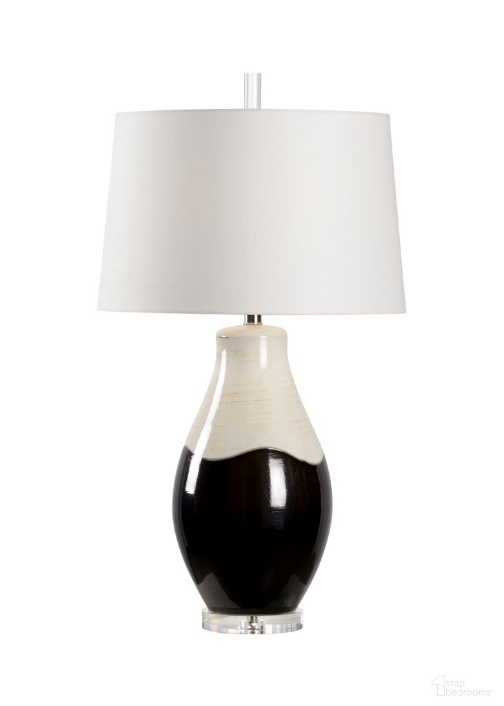 Palazzo Lamp In White and Cream