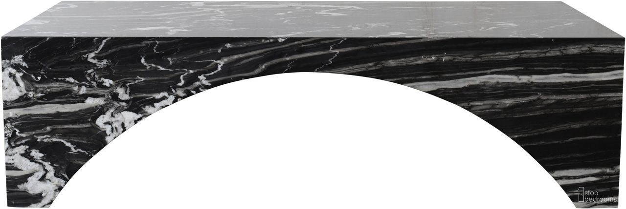 The appearance of Palermo Marble Coffee Table In Black and Natural designed by Meridian in the modern / contemporary interior design. This black and natural piece of furniture was selected by 1StopBedrooms from Palermo Collection to add a touch of cosiness and style into your home. Sku: 99093Black-CT. Material: Marble.