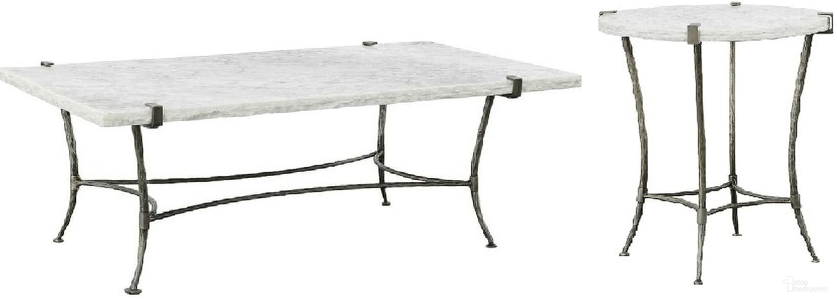 The appearance of Palermo Occasional Table Set In White and Natural Grey designed by Fairfield Chair in the modern / contemporary interior design. This white and natural grey piece of furniture  was selected by 1StopBedrooms from Palermo Collection to add a touch of cosiness and style into your home. Sku: 8000-93;8000-19. Material: Marble.