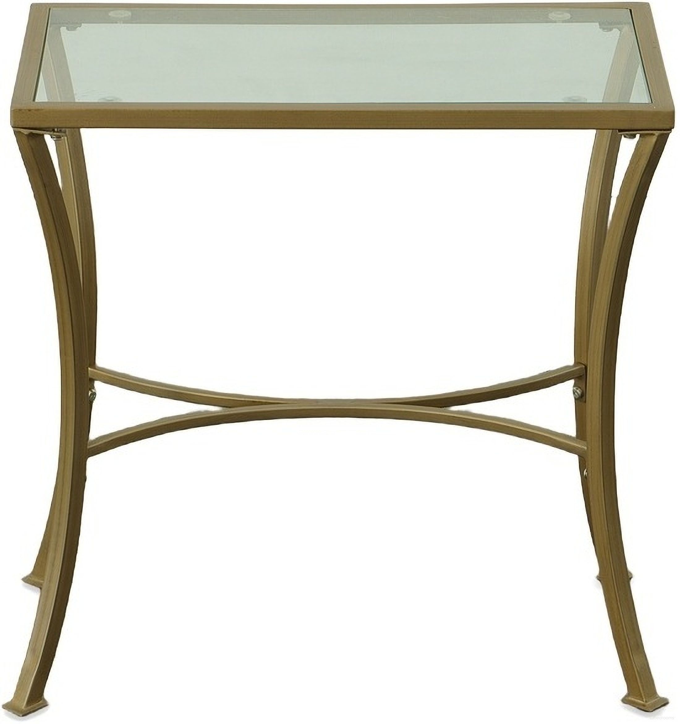 The appearance of Palin Glass Top Accent Table In Antique Gold and Clear designed by Carolina Living in the modern / contemporary interior design. This antique gold and clear piece of furniture  was selected by 1StopBedrooms from Palin Collection to add a touch of cosiness and style into your home. Sku: CL1422G-AGLD. Material: Tempered Glass.