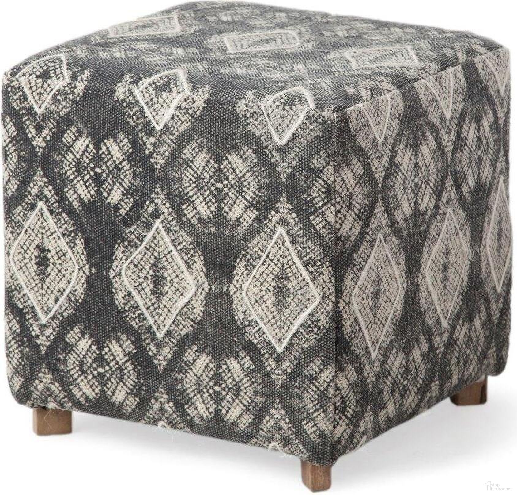 The appearance of Pallu 18.75 Inch Dhurrie Cotton Cover With Four Wooden Legs Ottoman designed by Mercana in the coastal interior design. This brown piece of furniture was selected by 1StopBedrooms from Pallu Collection to add a touch of cosiness and style into your home. Sku: 67489. Material: Wood.