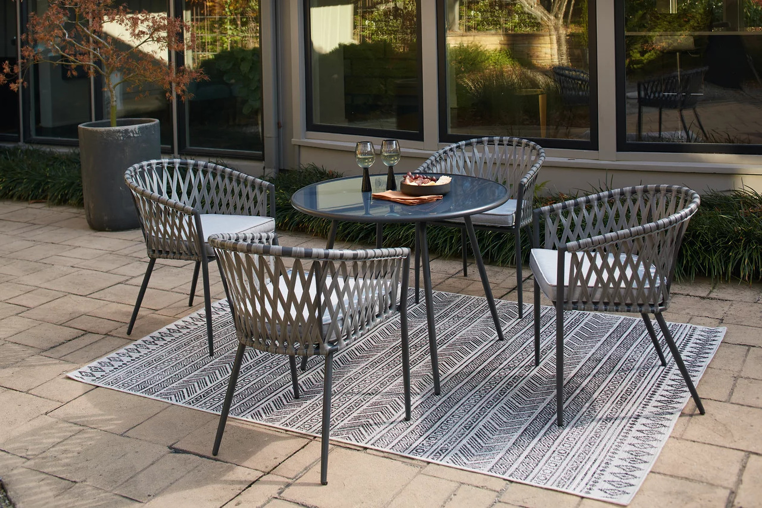 Ashley outdoor dining hotsell set
