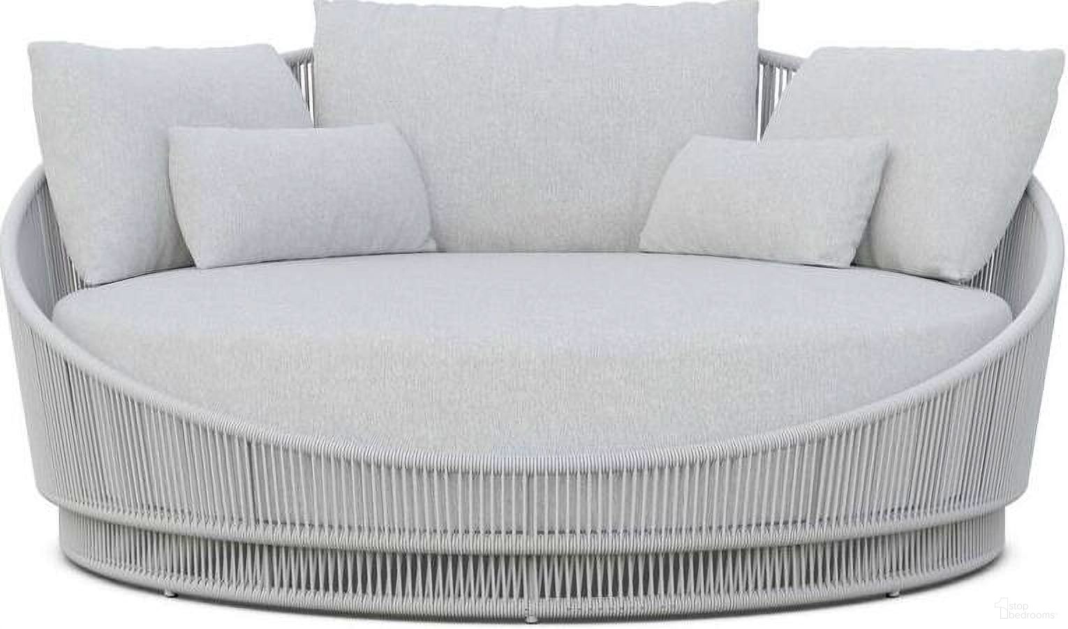 The appearance of Palma Day Bed with Cushion In Polar and Matte White designed by Azzurro Living in the coastal interior design. This polar/matte white piece of furniture was selected by 1StopBedrooms from Palma Collection to add a touch of cosiness and style into your home. Sku: PMA-TR17DB-CU. Material: Aluminum.