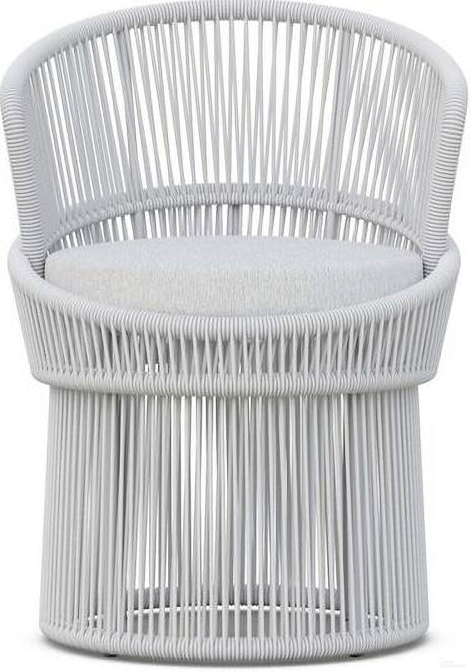 The appearance of Palma Swivel Dining Chair with Cushion In Polar and Matte White designed by Azzurro Living in the coastal interior design. This polar/matte white piece of furniture was selected by 1StopBedrooms from Palma Collection to add a touch of cosiness and style into your home. Sku: PMA-TR17DS-CU. Material: Aluminum.