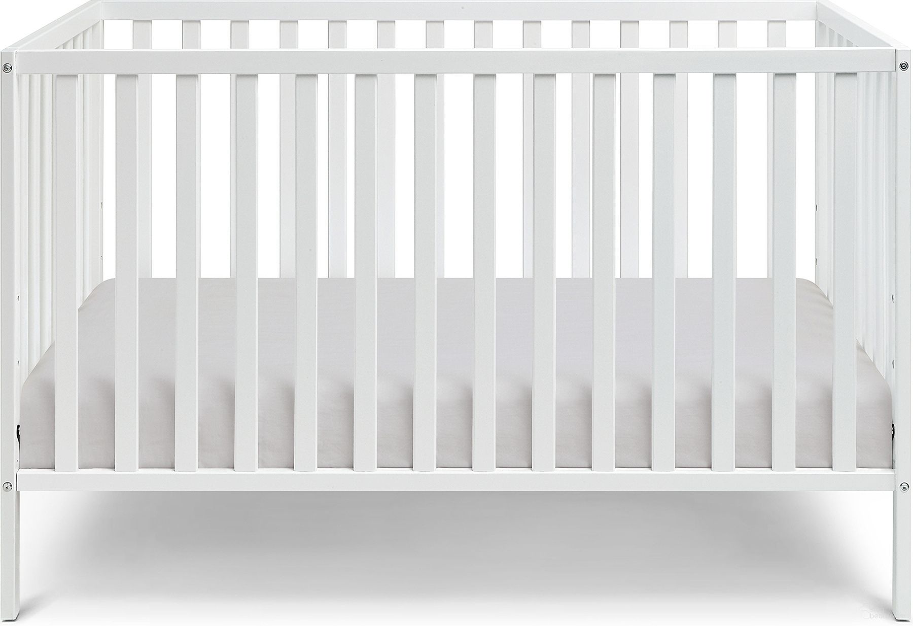 Palmer 3 In 1 Convertible Island Crib In White