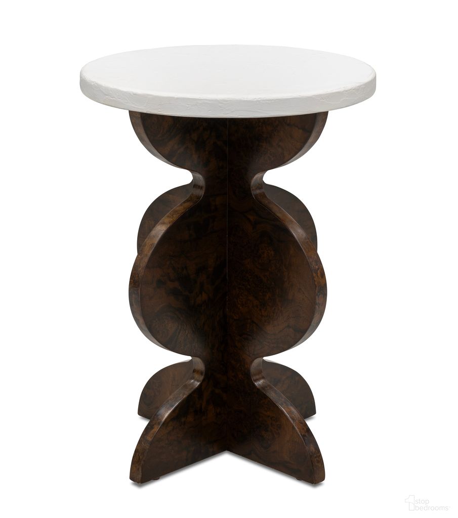 The appearance of Paloma Accent Table In Brown designed by Bassett Mirror Company in the traditional interior design. This brown piece of furniture  was selected by 1StopBedrooms from Paloma Collection to add a touch of cosiness and style into your home. Sku: 6062-LR-223. Material: Rubberwood.