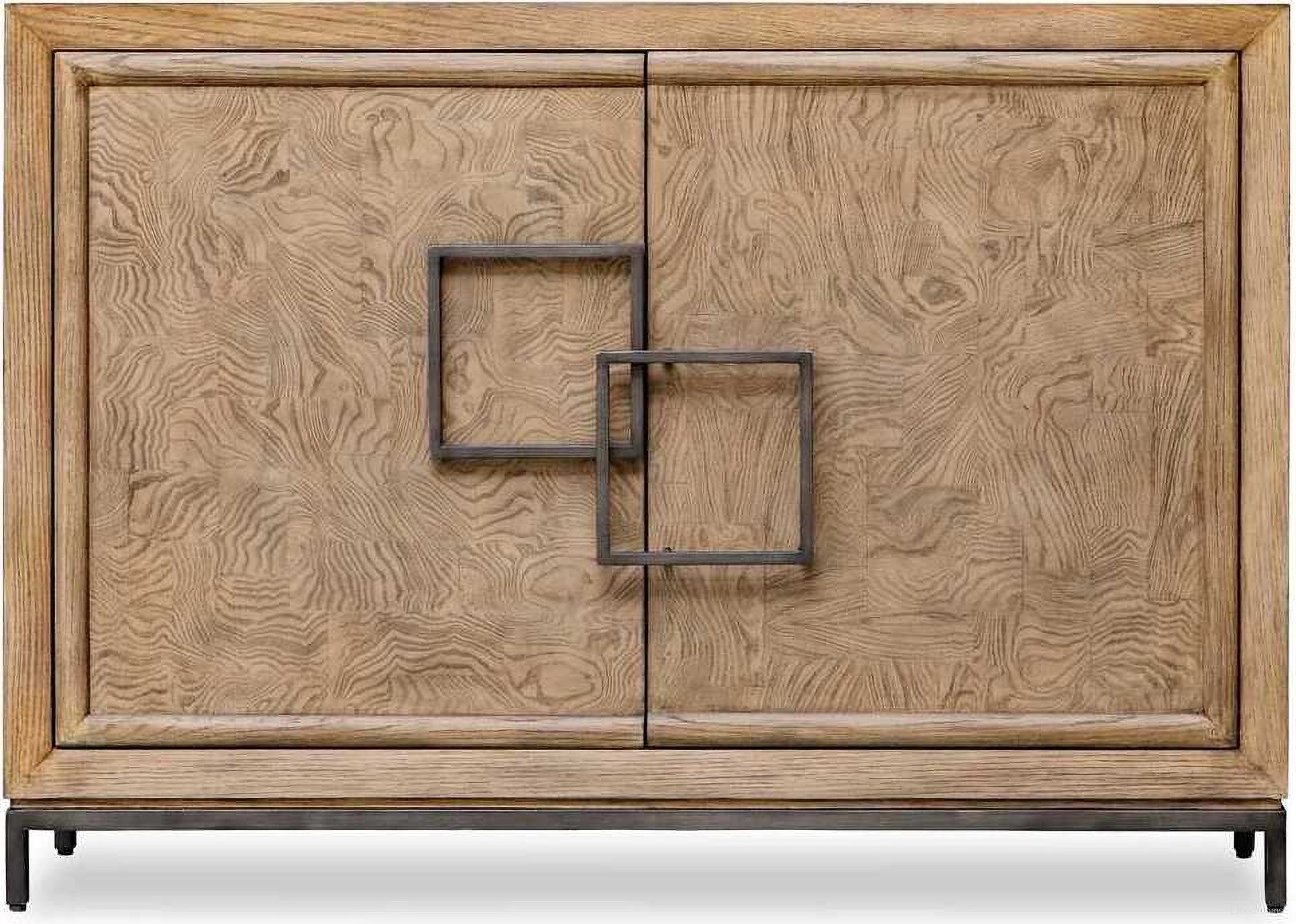 The appearance of Paltrow Burl 2 Door Cabinet In Woodtone designed by Uttermost in the modern / contemporary interior design. This woodtone piece of furniture was selected by 1StopBedrooms from Paltrow Collection to add a touch of cosiness and style into your home. Sku: 50012. Material: Oak.