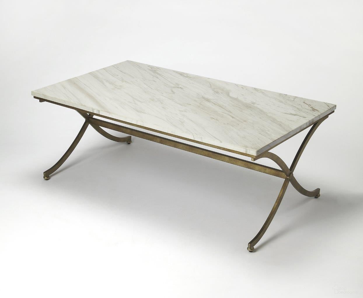 The appearance of Pamina Marble Coffee Table In Antique Gold designed by Butler Specialty Company in the modern / contemporary interior design. This antique gold piece of furniture was selected by 1StopBedrooms from Pamina Collection to add a touch of cosiness and style into your home. Sku: 9322355. Material: Rubberwood.