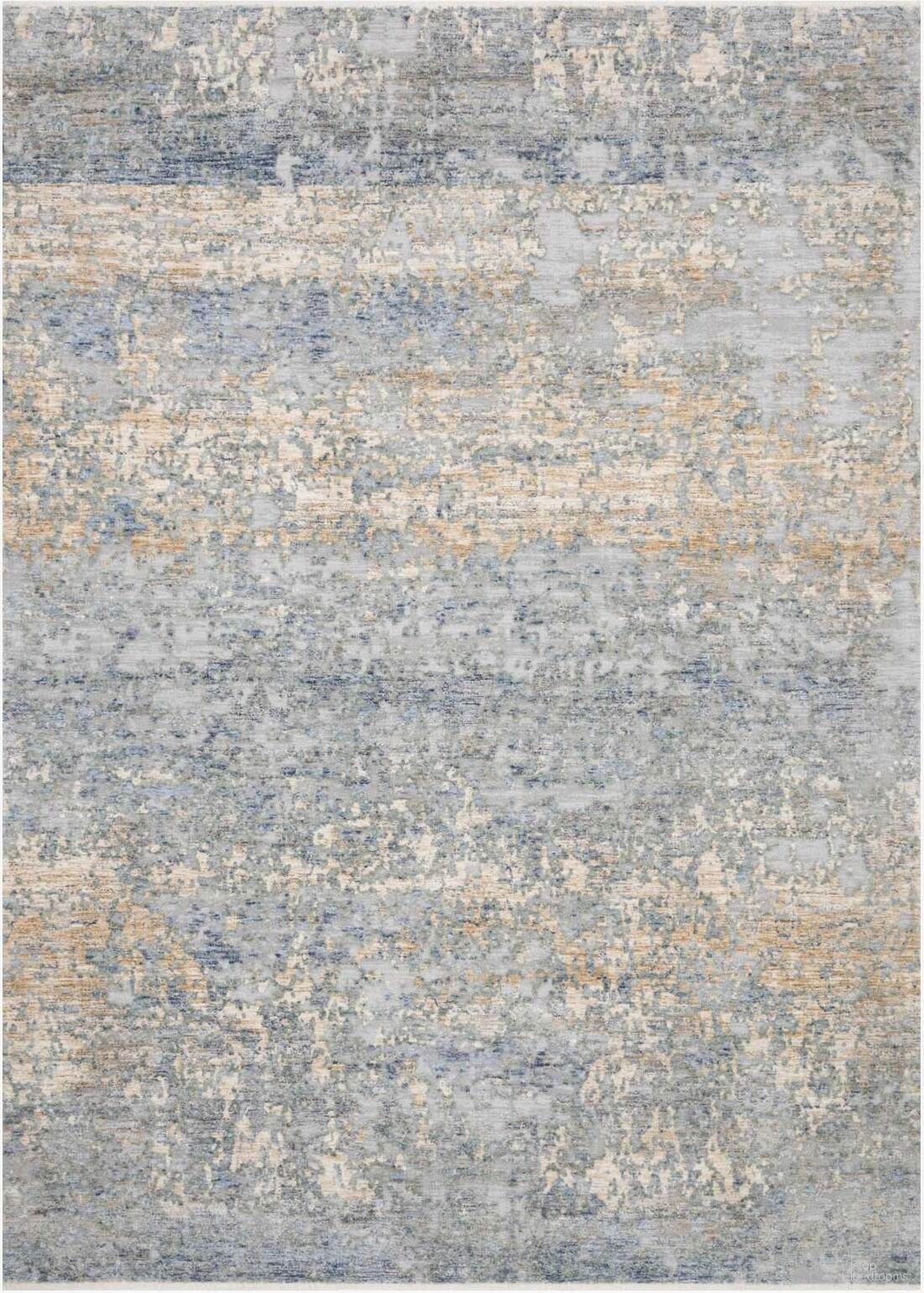The appearance of Pandora Blue/Gold Rug PANDPAN-05BBGO7AA0 designed by Loloi Rugs in the traditional interior design. This blue and cream piece of furniture  was selected by 1StopBedrooms from Pandora Collection to add a touch of cosiness and style into your home. Sku: PANDPAN-05BBGO7AA0. Material: Polyester.