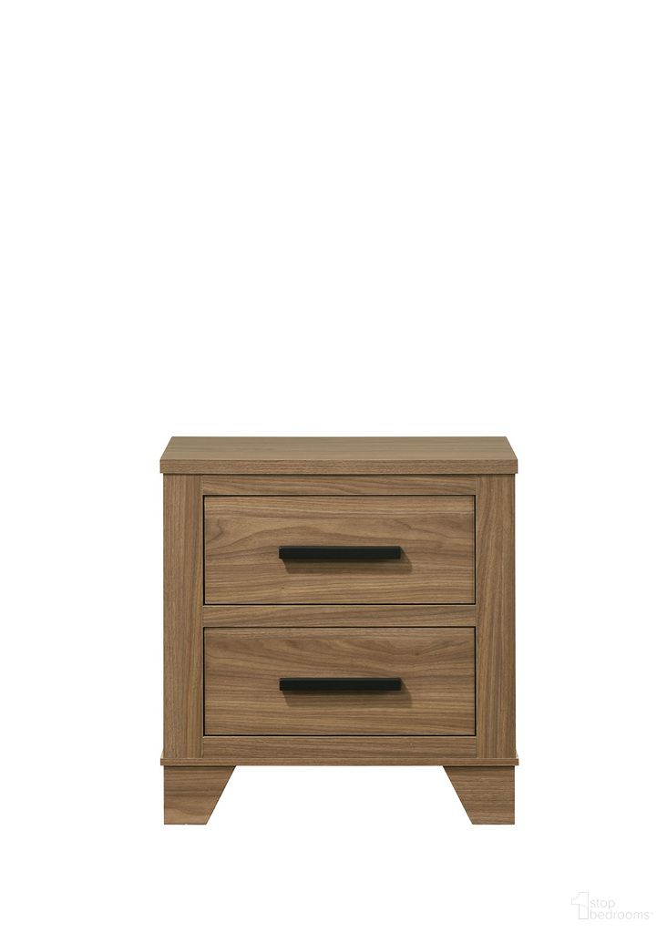 Panelli Nightstand In Walnut