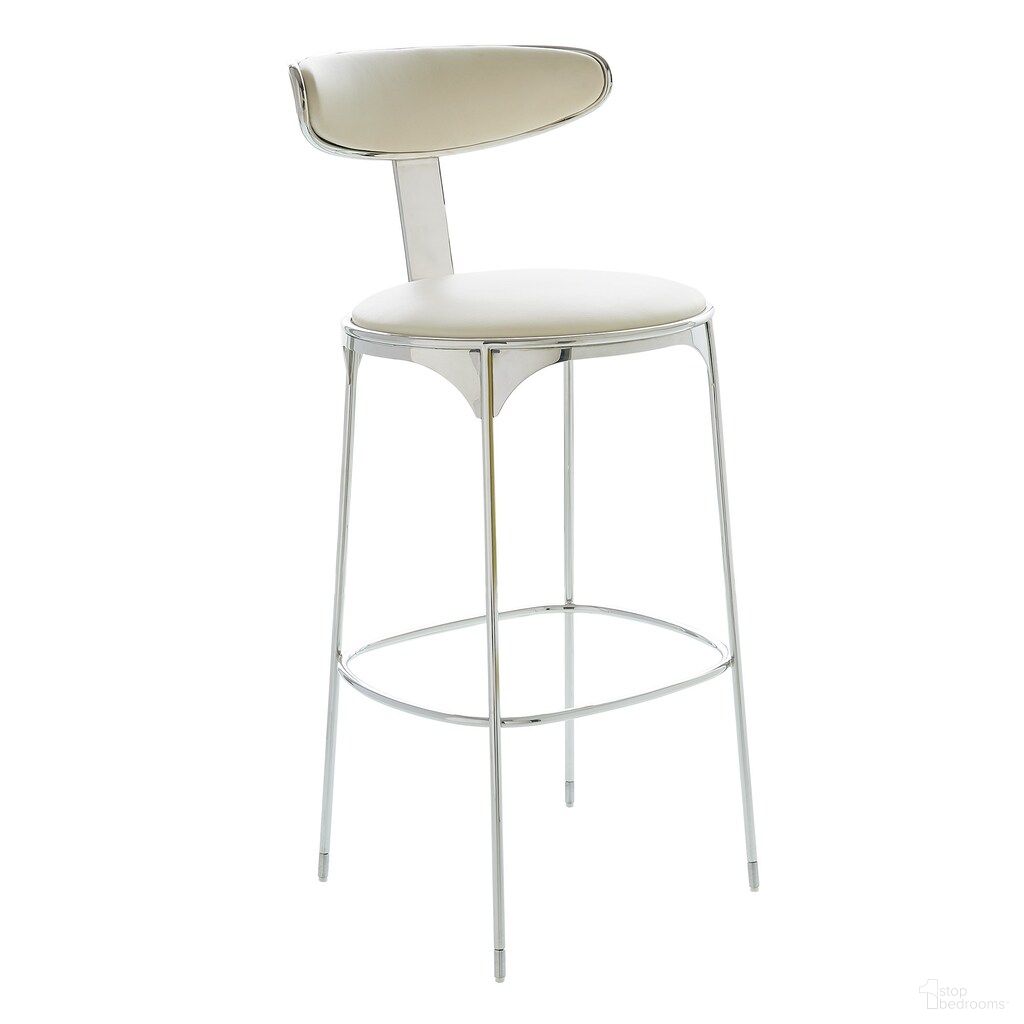 The appearance of Panoplia Barstool In White designed by Global Views in the modern / contemporary interior design. This white piece of furniture was selected by 1StopBedrooms from Panoplia Collection to add a touch of cosiness and style into your home. Sku: CA2000. Material: Textile.