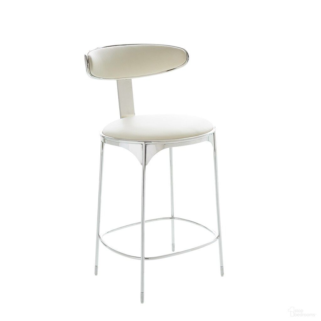 The appearance of Panoplia Counter Stool In White designed by Global Views in the modern / contemporary interior design. This white piece of furniture was selected by 1StopBedrooms from Panoplia Collection to add a touch of cosiness and style into your home. Sku: CA2001. Material: Textile.